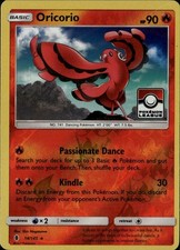 Carte Oricorio Lega Pokemon Promo Lega e Campionato 014/145 Fuoco Reverse H