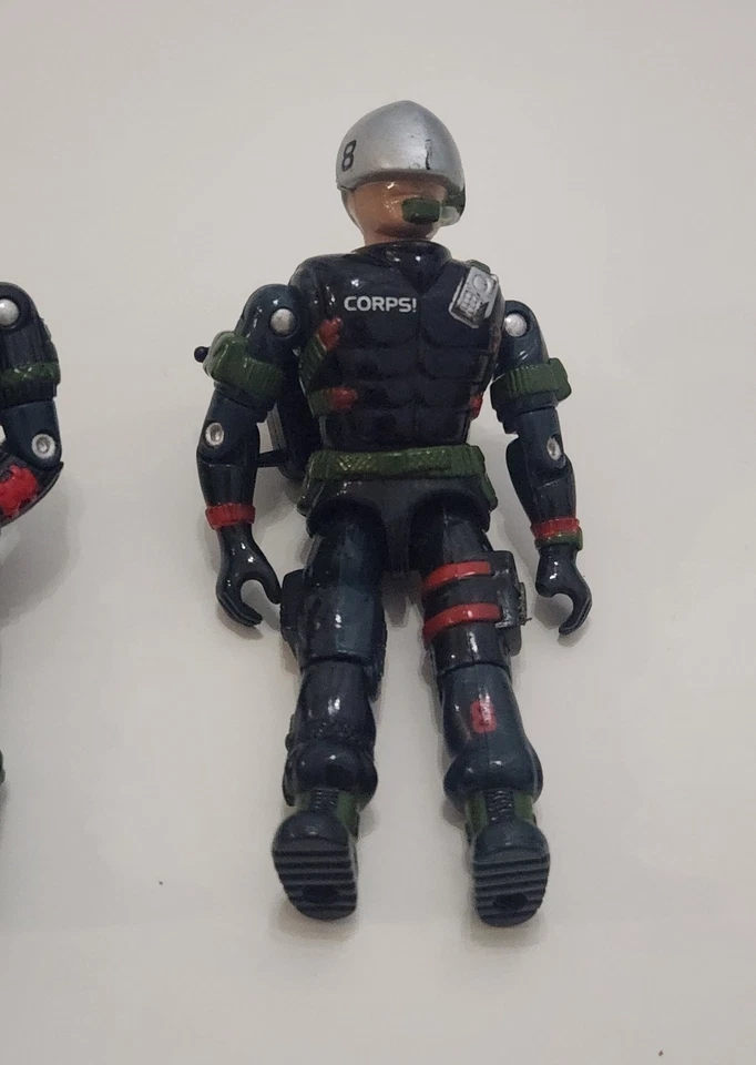 Vintage Lanard The Corps Action Figure Lot Of 2 1998 Justin Case 4 Inches - Image 3 of 4