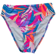 Salt + Cove Juniors' Tropical Breeze High-Cut Bikini Bottoms M NWT