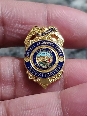 San Joaquin County Sheriff Department of Justice Pin