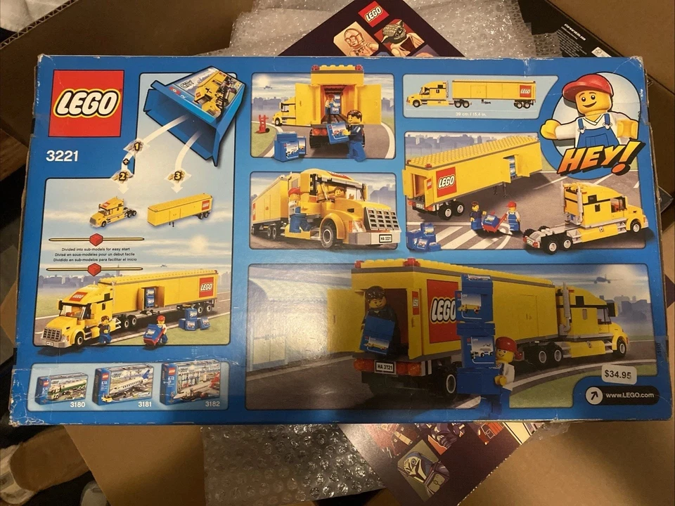 Lego City 3221 Lego City Truck Retired 2010 ~Brand New & Sealed~ - Image 3 of 4