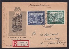 Germany 1948 Lepzig Fair on printed cachet cover