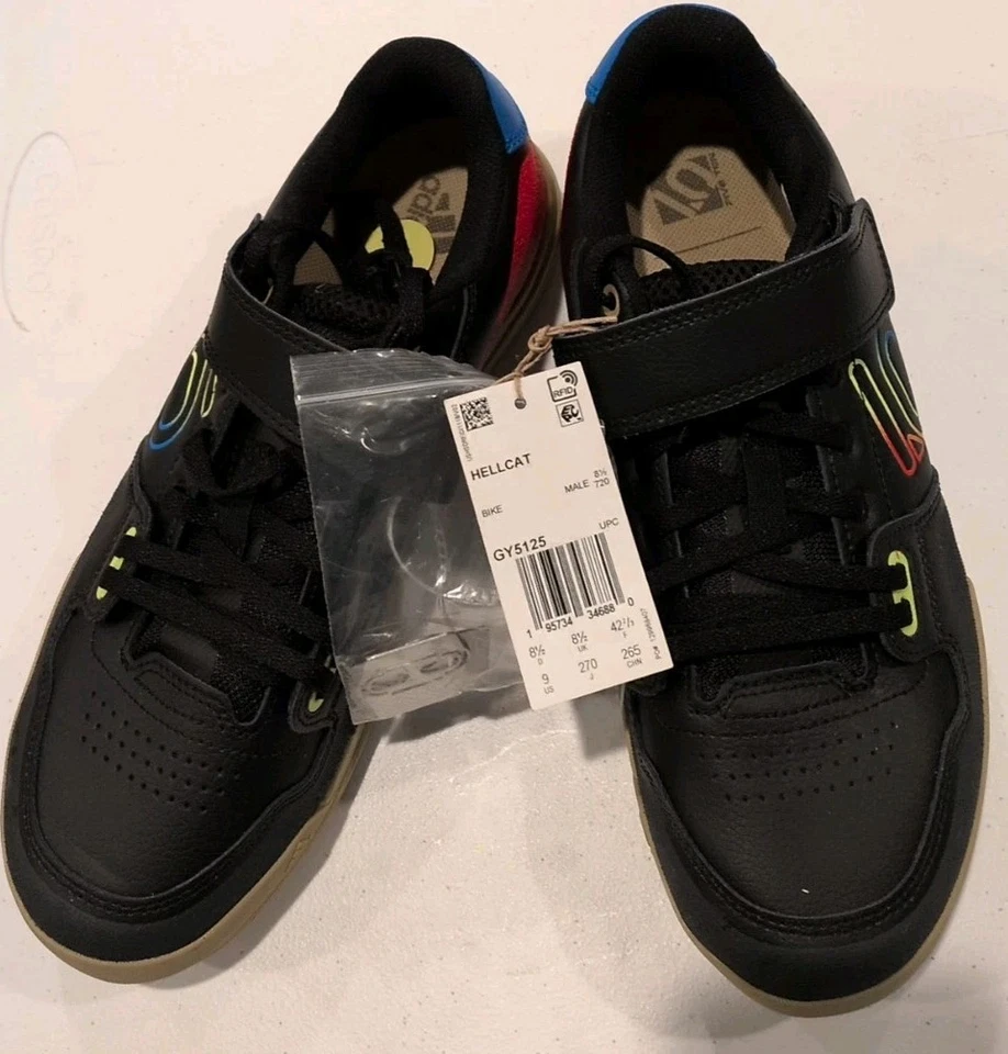 Nuevo Adidas 5.10 Five Ten Hellcat Mountain Bike Zapatos Núcleo Negro GY5125 Hombres 9 Foto 2 de 4