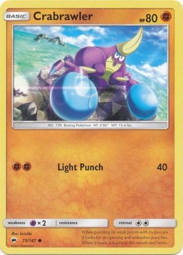 Crabrawler - 73/147 - Common - Near Mint