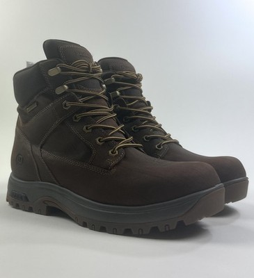 Dunham 8000 Works 6 Inch Brown Mens Size 8.5 Waterproof Boots Plain Toe 101