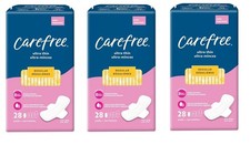 BL Carefree Ultra Thin Regular With Wings 28 Count X 3 Packs