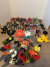 Spider Man And Batman Figure 1990s Lot Plus Other Characters And Accessories