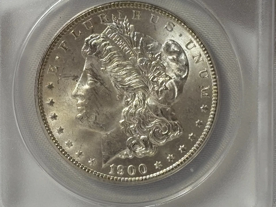 1900 O Morgan Silver Dollar Legends Of The Comstock Lode ANACS Certified - Image 3 of 4