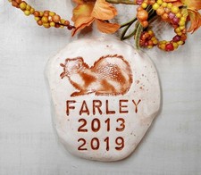 Ferret Memorial Stone Personalized 2.5 to 3.5"