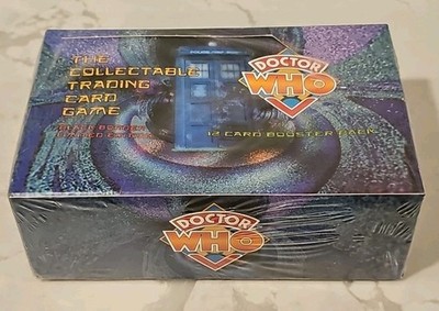 DR. WHO THE COLLECTIBLE TRADING CARD GAME BOOSTER PACK 1996 BOX SET Sealed NOS