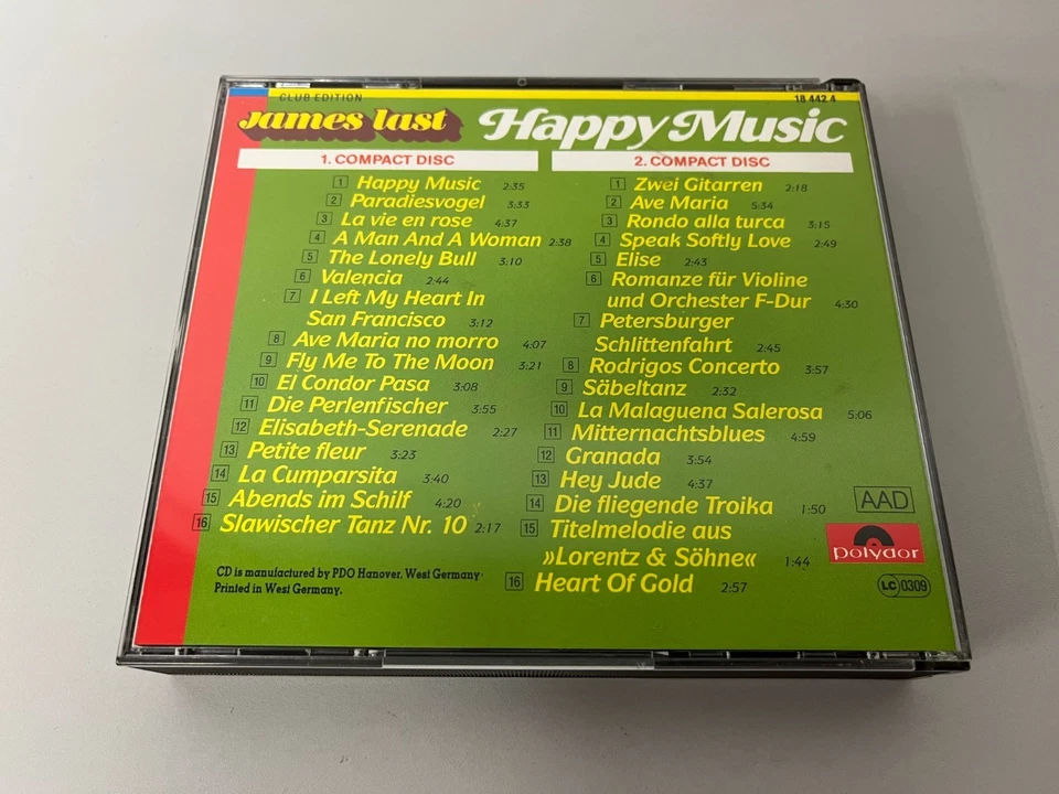 James Last – Happy Music - Club Edition - 2 CD´s © 1988 (18 442 4) Paradiesvogel - Bild 4 von 4