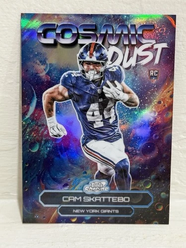 2025 Topps Cosmic Chrome Cam Skattebo Base (RAW)