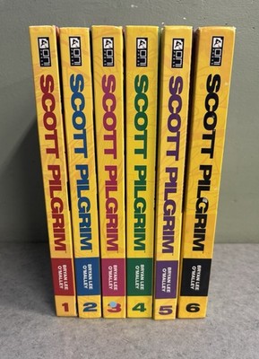 Scott Pilgrim Vol 1-6 Graphic Novel Hardcover First Edition Color Edition Set