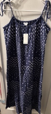 Splendid Small Cotton Paisley Print Tank Dress NWT