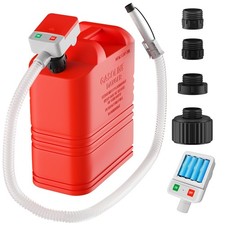 Automatic Fuel Transfer Pump with Auto-Stop Sensor, 3.2 GPM, 51'' Hose, Gas C...