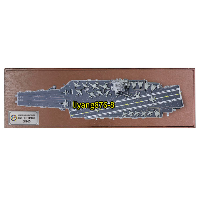 1:700 USS Enterprise CVN-65 US Navy Aircraft Carrier Ship Model Figure Toys New