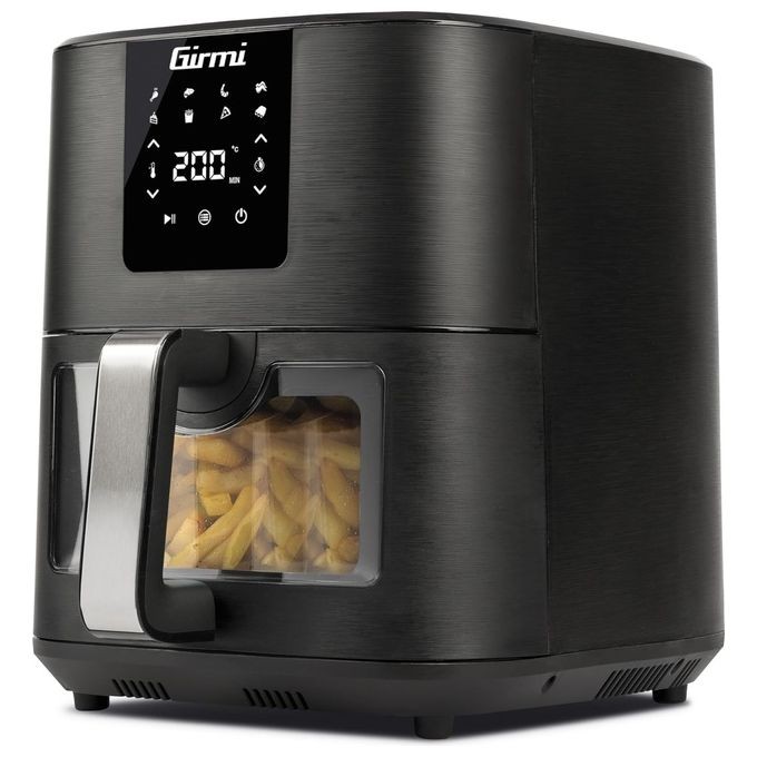 Girmi FG79 Friggitrice ad Aria 1700W 9 Litri con Finestra Digitale e con Ricetta