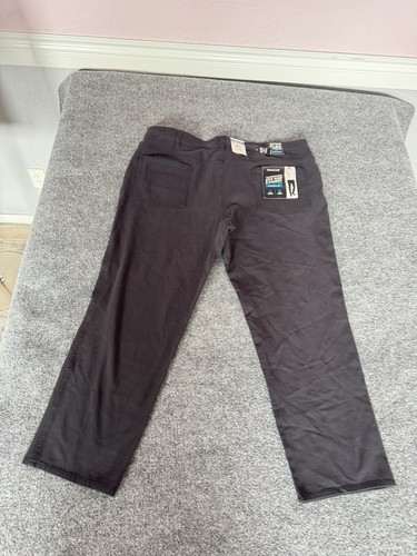 Haggar Active Flex Men's Black Big & Tall Classic-Fit Dress Pants Size 46W X 32L - Picture 5 of 14