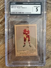 1951 Parkhurst - Leo Radar Reise Jr #69 Rookie (RC) CGC 5