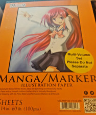 Manga Marker Illustration Paper Pad 11x14 100...