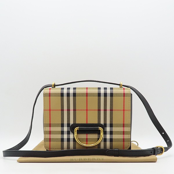 Burberry Vintage Check D-Ring Crossbody Bag