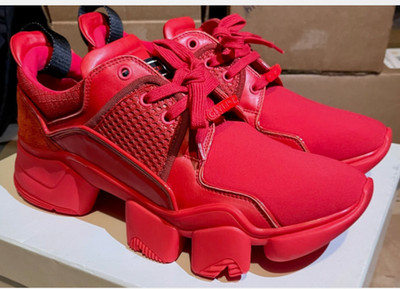 Givenchy sneakers men size 43 low JAW sneaker in red original box 