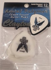 Clayton Acetal Small Teardrop Guitar Picks .50 mm 1 Dozen