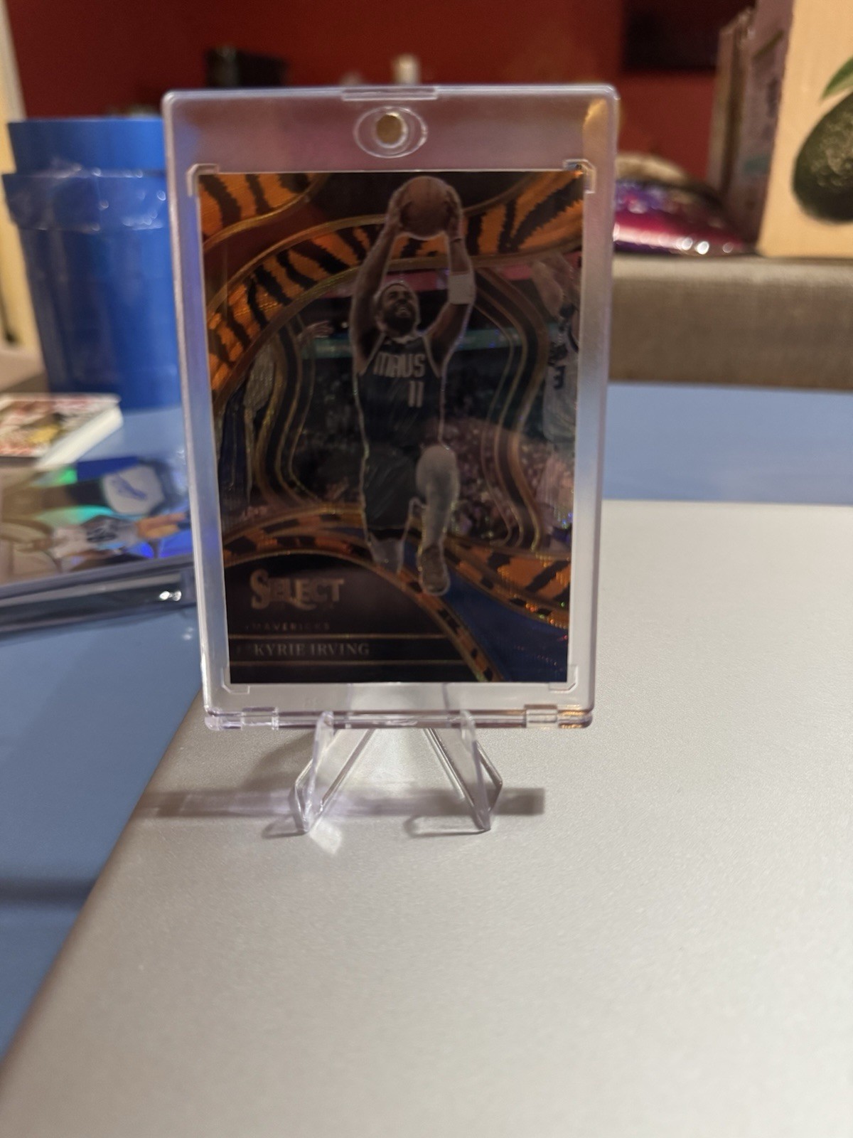 2023-24 Panini Select - Courtside Kyrie Irving #221 Tiger Stripes Prizm