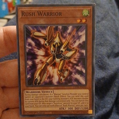 Konami Yu-Gi-Oh! Rush Warrior LED8-EN035 Ultra Rare Holo 1st Ed 300/1200