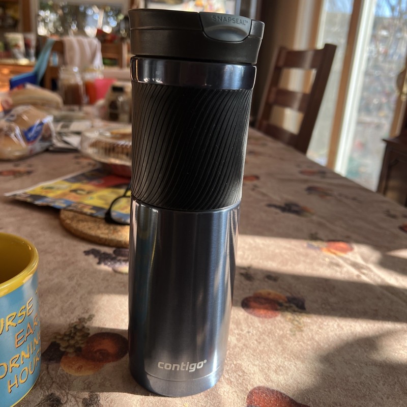 CONTIGO Byron 2.0 Stainless Steel Travel Mug with SNAPSEAL Lid and Grip, 24oz