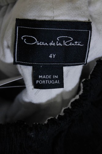 Oscar de la Renta Boys Elastic Waistband Straight Corduroy Pants Blue Size 4 - Picture 3 of 5