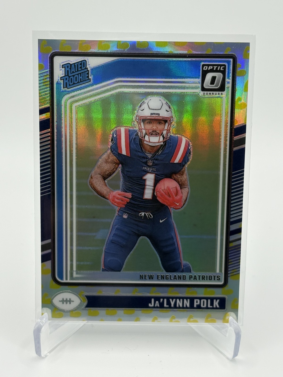 Ja'Lynn Polk 2024 Donruss Optic Rated Rookie Flex Prizm /149 #240