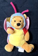 WINNIE THE POOH Easter Butterfly Plush Beanie 2000 Millennium Y2K Disney Vintage
