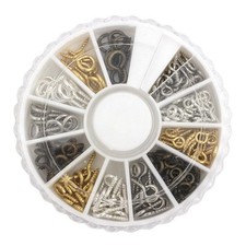 Round Slide Case Screw Eye Pin (Heaton) Set (3 Sizes x 4 Colors)