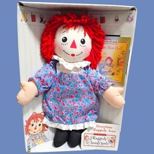Vintage Hasbro Story Time Raggedy Ann Doll Plush Toys R' Us Exclusive 2003 HTF