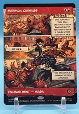 Maximum Carnage (Borderless) #225 (Foil) (NM) Spider-Man SPM Magic MTG