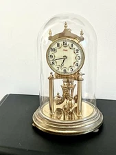 1970 KUNDO Kieninger and Obergfell Miniature 400 Day Torsion Anniversary Clock