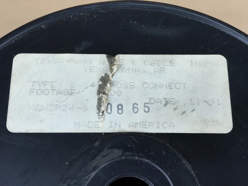 2 PARES DE CABLES DE CONEXIÓN CRUZADA, AZUL/BLANCO BLANCO/NARANJA, 500 PIES/CARRETE (XCW2P24-S) Foto 4 de 4