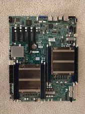 SuperMicro X9DRD-IF Dual Intel Xeon Motherboard w E5-2620 HS 32GB 4x8GB RAM