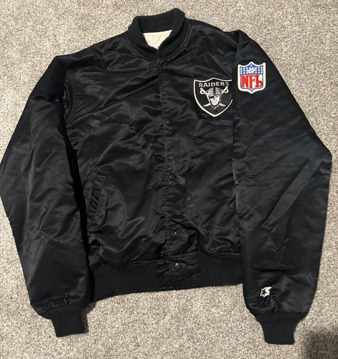 Preços baixos em Starter Los Angeles Raiders jaquetas fãs de