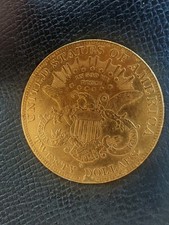 US Liberty Head Double Eagle Gold Coin 1898
