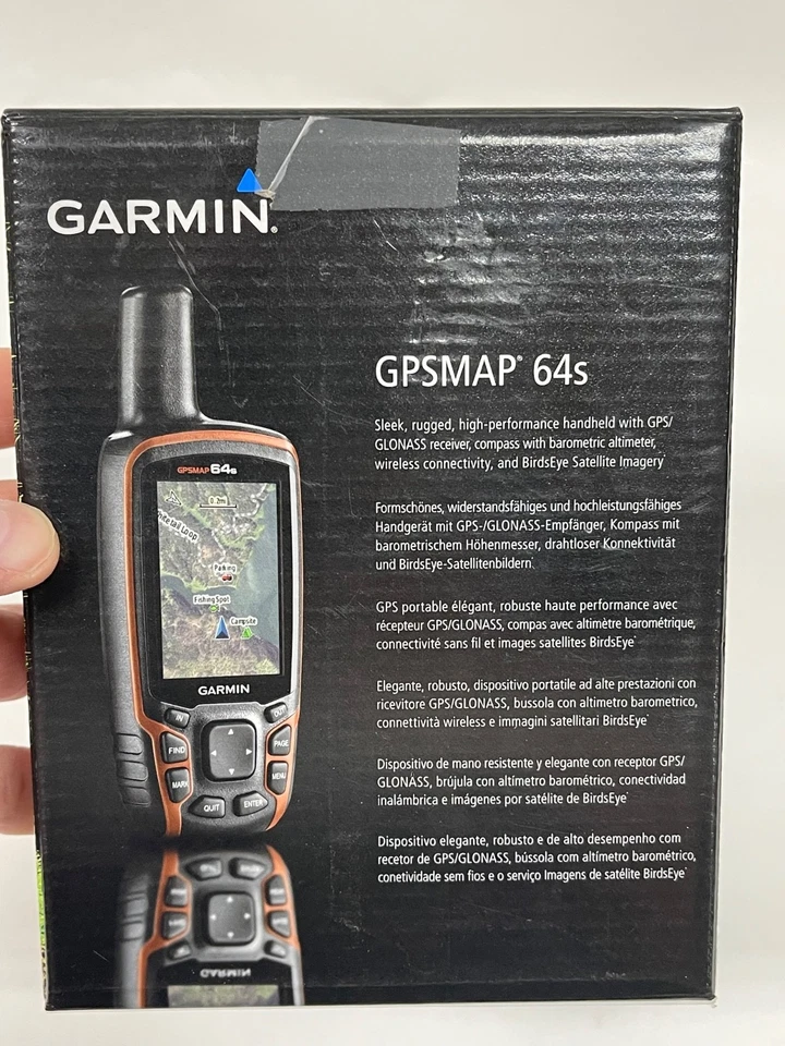Garmin GPSMAP 64s GLONASS Bluetooth Hiking Portable Handheld GPS 16gb SD Card - Image 2 of 4