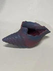 Van Briggle Pottery Mulberry Conch 8”