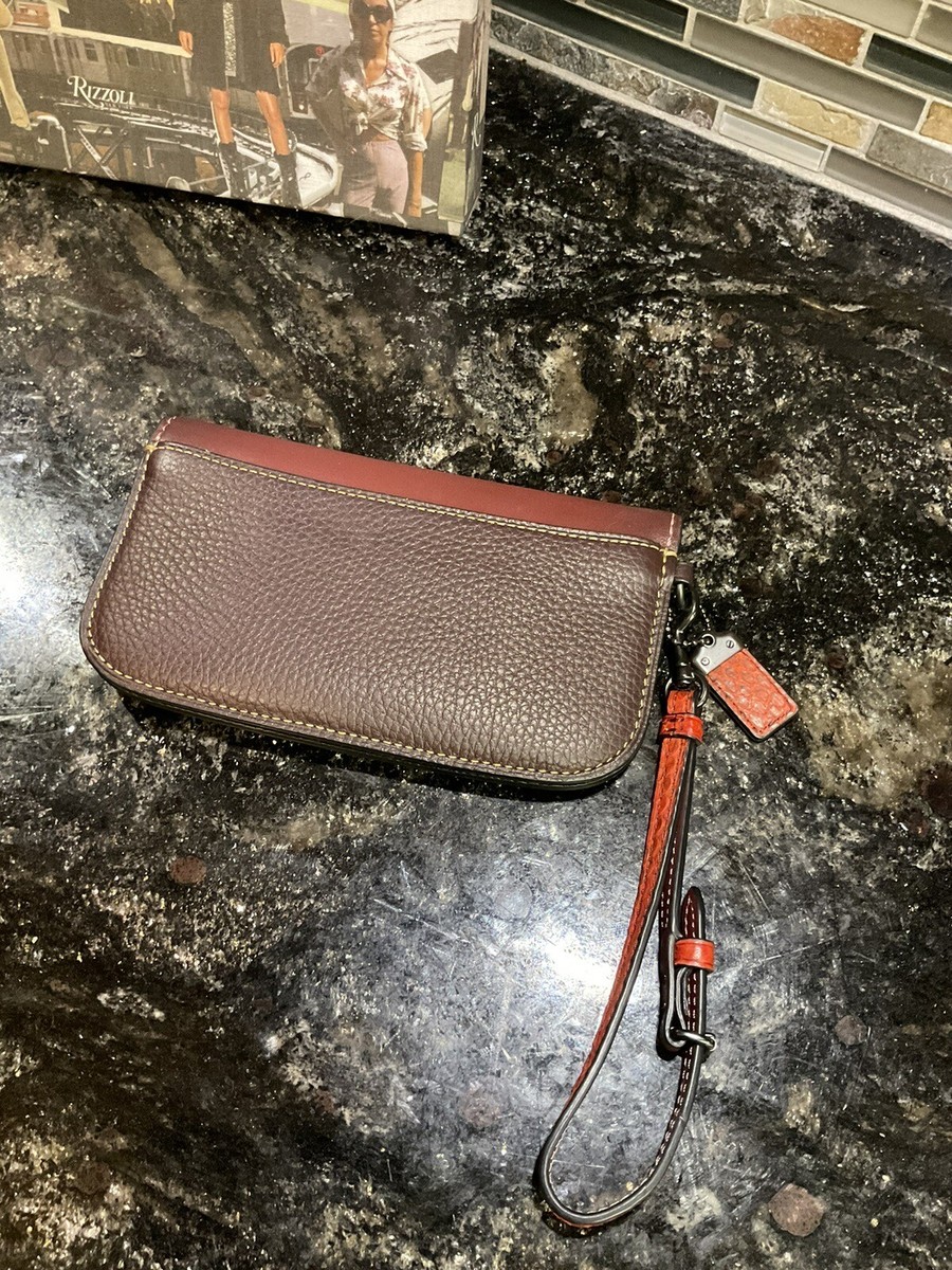 Coach 1941 Clutch With Snakeskin Glovetanned Pebbled Leather