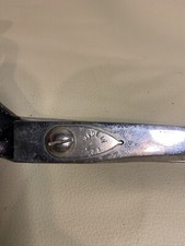 Vintage Sta Sharp 7 1/2" Blades Pinking Black Shears Made In USA Scissors