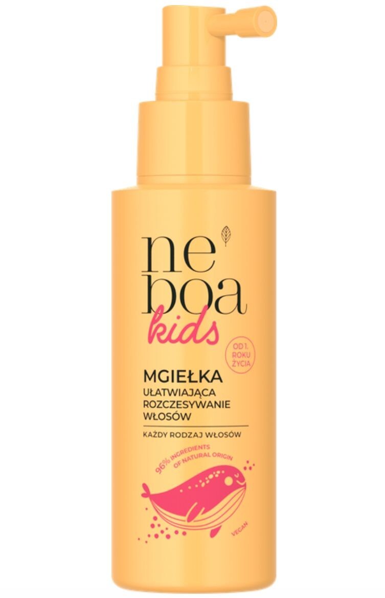 Neboa Kids Detangling Hair Mist 96% Natural Ingredients & Vegan 100ml