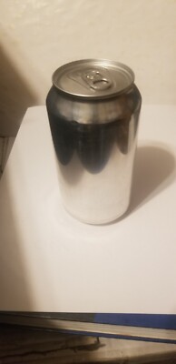 Rare Factory Error Sprite Soda Can,Unlabeled Silver Can,Full & Sealed, Sprite