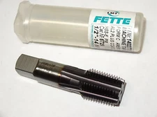 LMT-FETTE 1/2"-14 NPT 6 Straight Flutes C-Chamfer HSS-E Taper Pipe Tap AL2-Plus