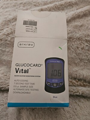 ARKRAY Glucocard vital Blood Glucose monitoring system - Black Device Only