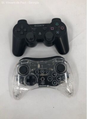 2 Sony PlayStation 3 PS3 Controllers Great Condition Untested OEM & Afterglow